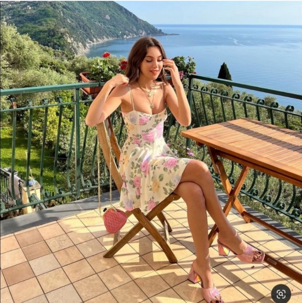NWT ZARA *  Floral Corset Bustier Dress - Picture 6 of 12